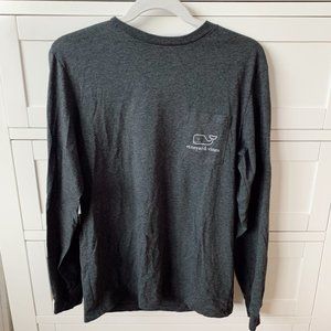 Vineyard Vines Whale Long-Sleeve Pocket Tee- XS